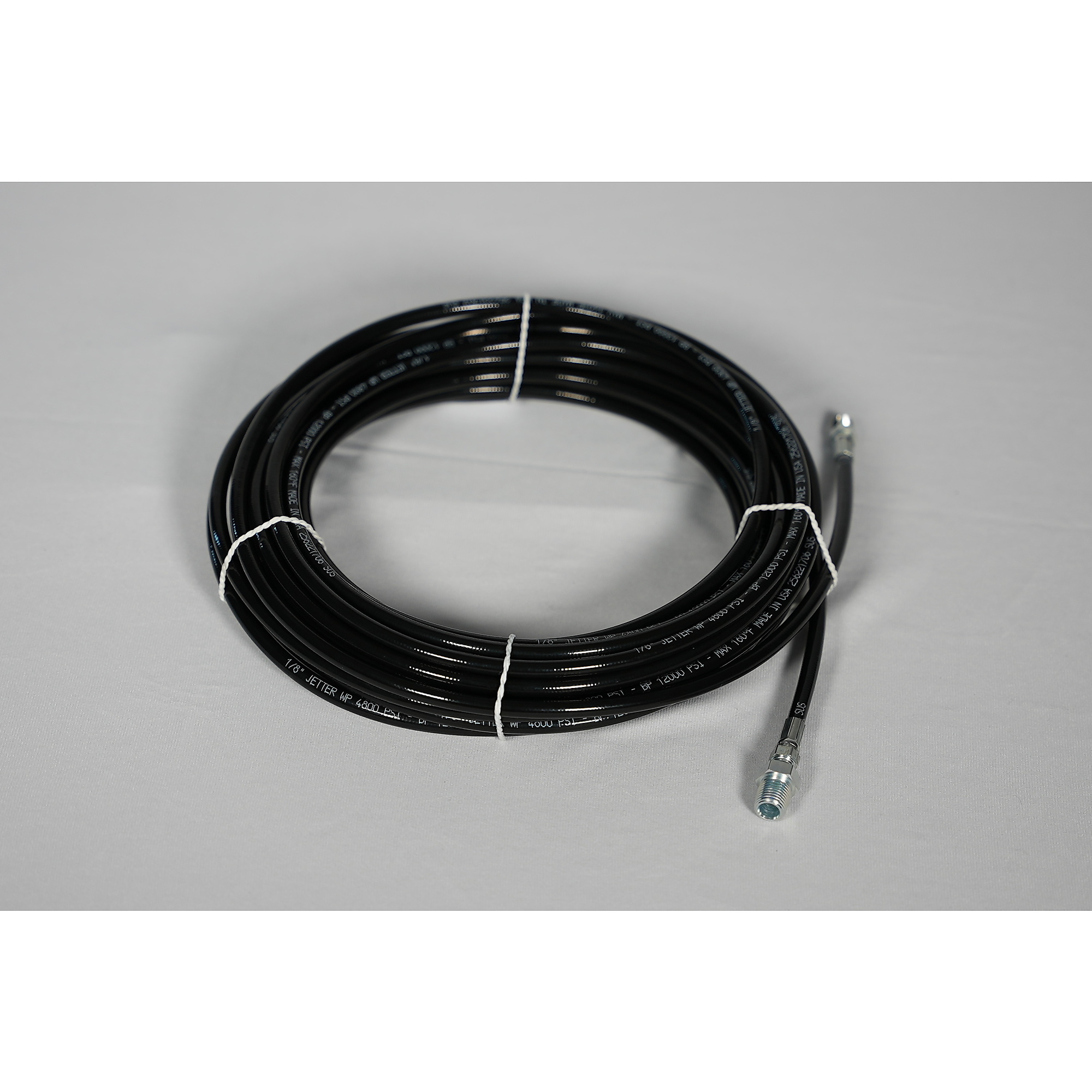 ProPulse, 1/8in.x50ft. Jetter Lateral Line, Diameter 1/8 in, Length 50 ft, Max. PSI 4800 Model# 686200007